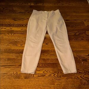H&M Beige Straight Leg Trousers